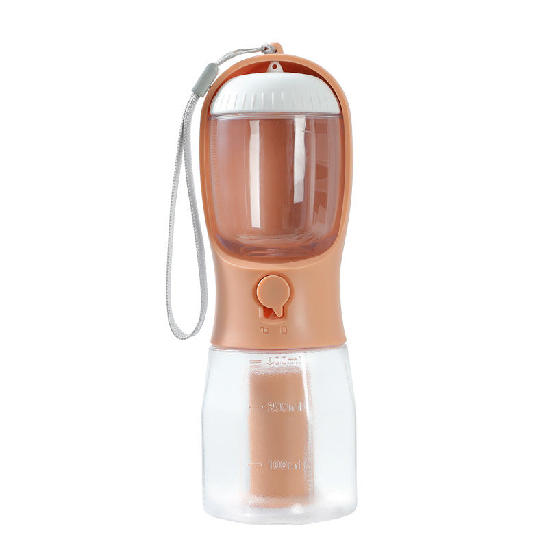 3 in 1 portable dog water cup easy carry travel pet accessory