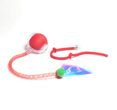 Interactive cat toy ball paw touch activated for indoor cats