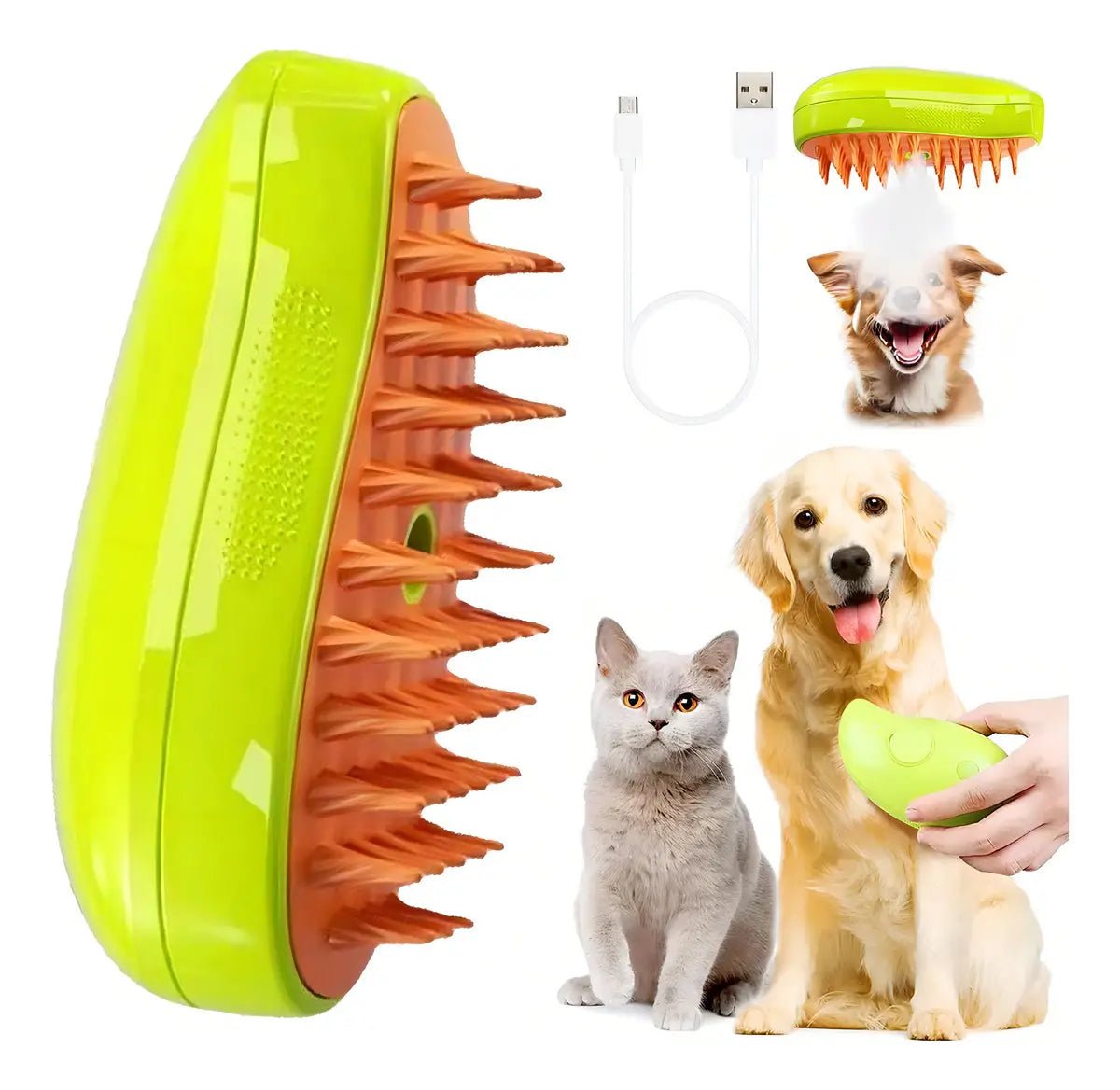 CEPILLO PARA MASCOTAS A VAPOR - PetBerly