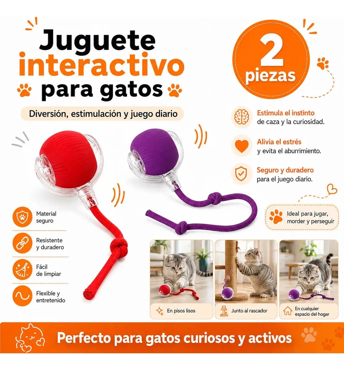 Juguete Pelota Recargable Para Mascota