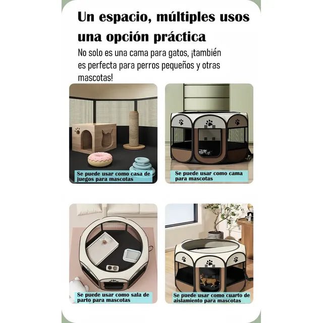 JAULA PLEGABLE CORRAL DE MASCOTAS - PetBerly